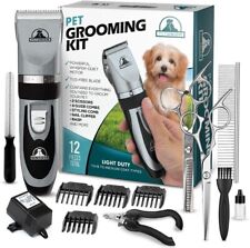 Pet Union Professional Dog Grooming Kit Cordless Complete Set of Tools Stainless