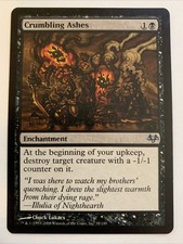 Crumbling Ashes - MTG Magic the Gathering - Eventide - Near Mint