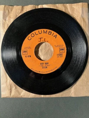 Dion: Ruby Baby / He'll Only Hurt You  (45 RPM, 1962) - Image 1 of 2