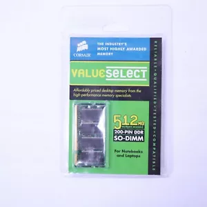 Corsair Valueselect 512mb 200 pin ddr so-dimm Memory module New In Package - Picture 1 of 3