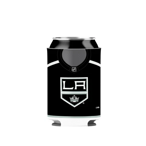 Los Angeles Kings Primary Current Logo NHL Hockey Reversible Can Cooler - 1 Cover