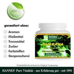 Guarana 120 Vegi-Kaps - Beste HANNES' Qualität - Bild 1 von 1