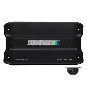 AUTOTEK MM-2025.1D MEAN MACHINE 2000W MAX COMPACT CLASS-D MONOBLOCK AMPLIFIER - Picture 1 of 4