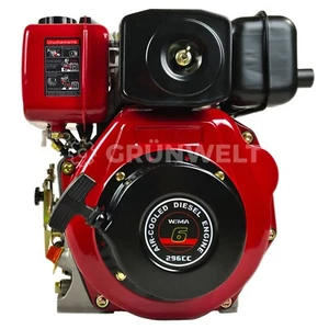Dieselmotor Weima WM178F 6 PS 296 cm³ 4-Takt Rüttelplatte Einachser Mini Traktor - Bild 1 von 10