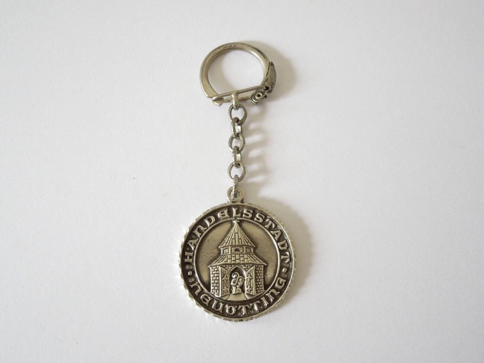 Portachiavi 835 Argento Bas Blachian Handelsstadt Nuova Ötting 13,1 g/7,5 cm - Immagine 1 di 4