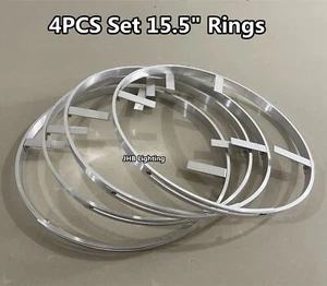 JHB 4x 15.5" (Adjustable from 12.5"-17.5") Aluminum Rings for Wheel Rim Lights - Bild 1 von 3