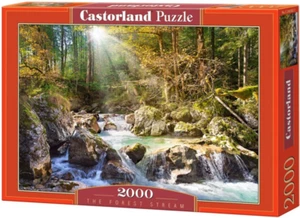 NEW Castorland Jigsaw Puzzle 2000 Pieces C-200382-2 The Forest Stream - Foto 1 di 2