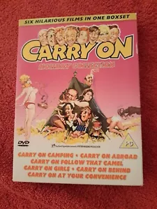 CARRY ON HOLIDAY COLLECTION: 6 FILM'S ( DVD BOX SET LIKE NEW) - Picture 1 of 2