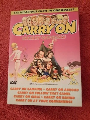 CARRY ON HOLIDAY COLLECTION: 6 FILM'S ( DVD BOX SET LIKE NEW) - Image 1 of 2
