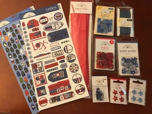 Doodlebug Design Son Boy Guys Embellishment Bundle Lot - Picture 1 of 3