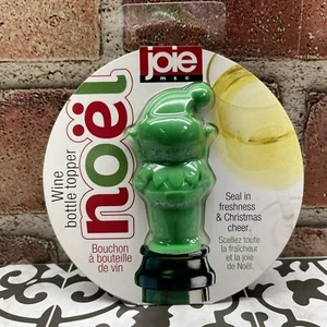 Joie Christmas Elf Wine Bottle Topper - Picture 1 of 3