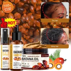 Natural Batana Oil Serum for Hair Growth Healthier Thicker Repair Damaged Hair - Picture 1 of 34