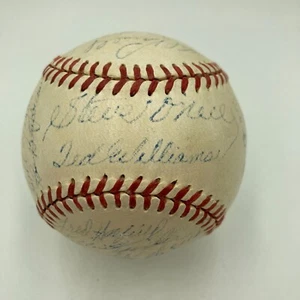 1951 Boston Red Sox Team Signed Official American League Baseball - Picture 1 of 8