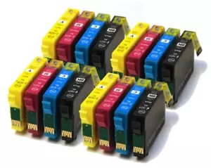 Juegos completos de cartuchos de tinta de impresora compatibles 16XL E-T1636 X4 (no OEM) - Imagen 1 de 1