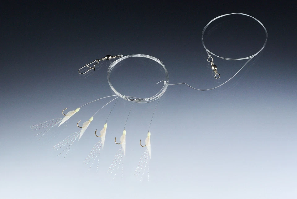 BALZER HERINGSVORFACH Heringssystem HOLO Glitterfäden  Hk.#10 Heringspaternoster - Bild 1 von 1