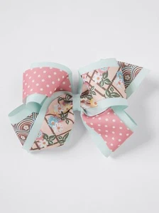 Matilda Jane Enchanted Garden Anastasia Large Hair Bow NWT Bow is 4"H x 6"W - Picture 1 of 1