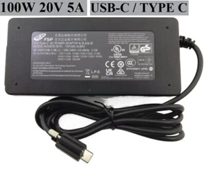 Genuine FSP 100W USB-C Adapter Type C Charger for Elo E850591 FSP100-A1BR3 - Picture 1 of 3
