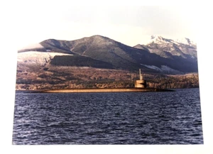 Marina de los Estados Unidos SSBN Submarino Fotografía Oficial USN Ohio Clase Boomer Tránsito de Superficie - Imagen 1 de 3