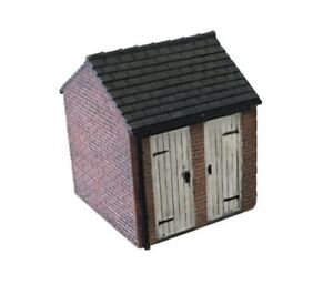 OO Scale Bachmann Scenecraft 44-046X Brick Outhouse Brand New in Box