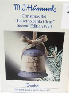 Hummel Goebel Ornament Christmas Letter to Santa 2nd Edition #776 1990 EUC - Picture 1 of 4