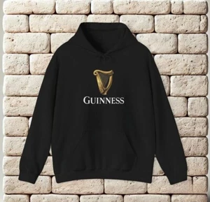 Guinness Logo Unisex Hoodie - Picture 1 of 1