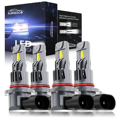 For GMC Savana 1500 1996-2014 LED Headlights Bulbs Hi/Lo Beam 72000LM Cool White - Image 1 of 4
