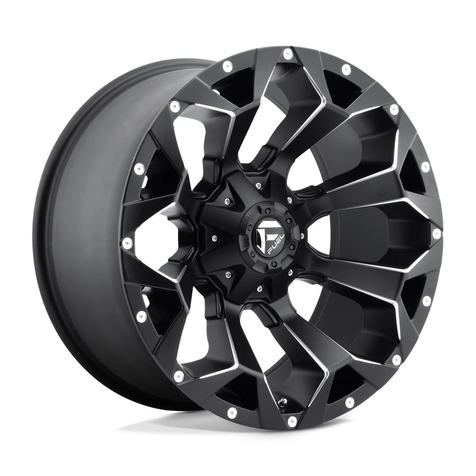 Rueda 18x9 Combustible D546 Asalto Negro Mate y Fresado 5x4.5/5x5 (20mm) Foto 1 de 4