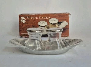 Streuergarnitur Salz & Pfeffer WMF Monte Carlo Cromargan Edelstahl OVP - Bild 1 von 2