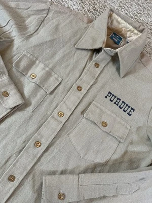 Vintage Champion Purdue Long Sleeve Button Down Medium Football - Image 1 of 4