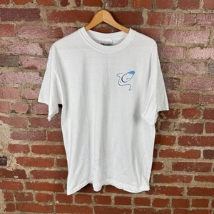 Vintage Walt Disney World Epcot DiveQuest Shirt Mens Large White Made USA 90s - Picture 1 of 7