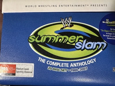SUMMER SLAM Complete Anthology 1988-2007 Vol 1-4 20 x DVD Box Set WWE *REGION 1* - Image 1 of 2