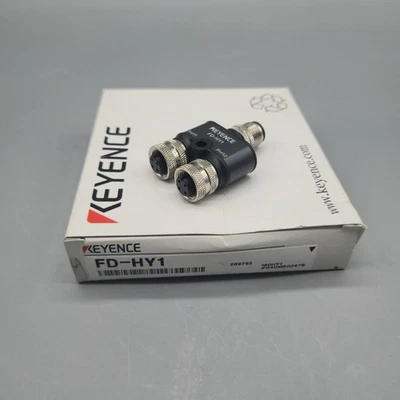 Sensor de flujo con abrazadera negro Keyence FD-HY1 conector en forma de Y Foto 1 de 3