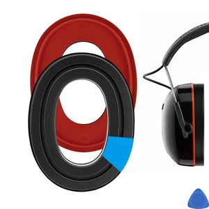 Almohadillas de gel de enfriamiento Geekria para auriculares deportivos 3M WorkTunes/Peltor (negros) - Imagen 1 de 6