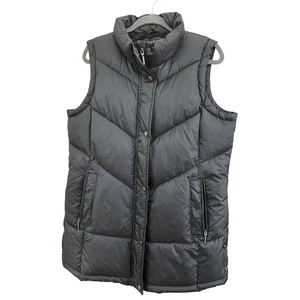 Weatherproof Mens Puffer Vest Black Full Zip Snap Front Lightweight L/G - Picture 1 of 9