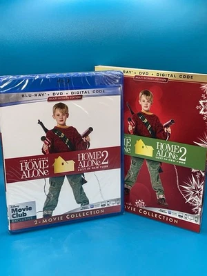 Home Alone & Home Alone 2 Blu Ray/Dvd/Digital Disney Movie Club Exclusive NEW! - Image 1 of 4
