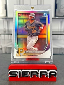 Bowman Chrome Nick Yorke 2025 rojo novato radiocontrol refractor SP #97 Piratas - Imagen 1 de 5