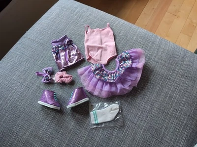 Practice To Performance Outfit Casual Dance American Girl Doll Skirt Shoes Vest - Image 1 of 2