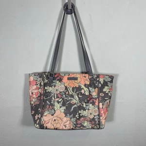 Sakroots Artist Circle Metro Bag Coated Canvas Charcoal Flower Power - Bild 1 von 9