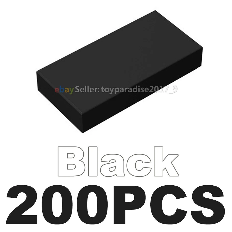 Azulejo liso 1x2 2x2 com ranhura inferior escolha cores e quantidade novo X80 X100 - Imagem 1 de 4