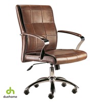Silla de oficina sillon estudio retro escritorio sillón con brazos, Colonial 