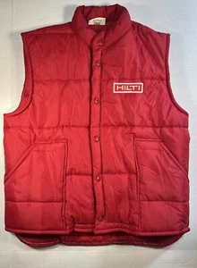 VINTAGE Puffer Weste King Louie Hilti Red Union Made In USA 90s Skater Hip Hop - Bild 1 von 7
