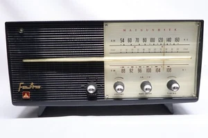 VINTAGE MCM  MATSUSHITA ELECTRIC BU-730 VACUUM TUBE RADIO  FM/AM 2 BAND -JAPAN - Picture 1 of 10
