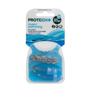 Protech Ear Plugs Noise Control Music Swimming 1 Pair With Cord - Picture 1 of 1
