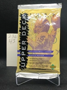 1993 Upper Deck Hobby Pack NFL Football Trading Cards 1 Sealed Pack 12 Karten - Bild 1 von 2