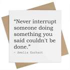 Amelia Earhart Quote Greeting Cards (GC030982)