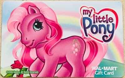 WALMART Gift Card 2006 HASBRO My Little Pony Collectible No Cash Value VL-2767 - Image 1 of 2