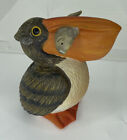 Ceramic Pelican With Fish In His Beak Bank 5.5? Tall