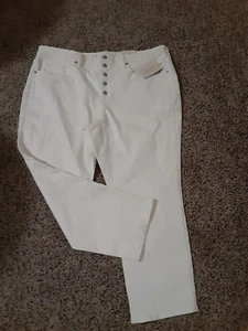 Women's UNIVERSAL THREAD High Rise Straight Leg Button-Front Jeans Size 18 - Picture 1 of 5