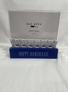 Rae Dunn Happy Hanukkah Menorah 7x5 Photo Frame NEW - Picture 1 of 10