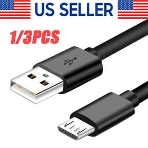 3/6ft Micro USB Fast Charging Cable Cord For Samsung Android Phone Charger - Picture 1 of 16
